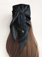 ALEX ART SILK HEAD SCARF